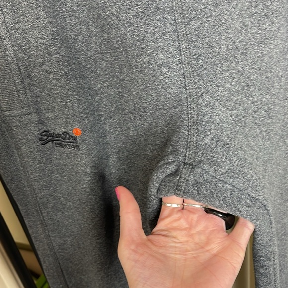 EXCELLENT CONDITION! SUPERDRY ORANGE LABEL CO. SLIM FIT GRAY SWEATPANTS SIZE M - Picture 7 of 14